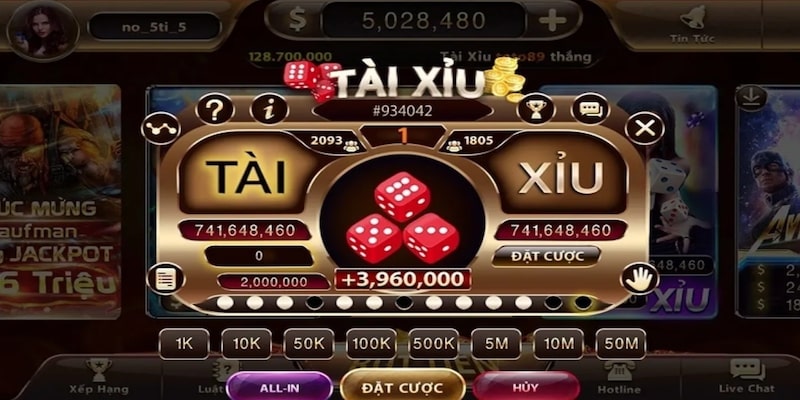 Có nhiều cách chơi giúp anh em thắng lớn trong game tài xỉu