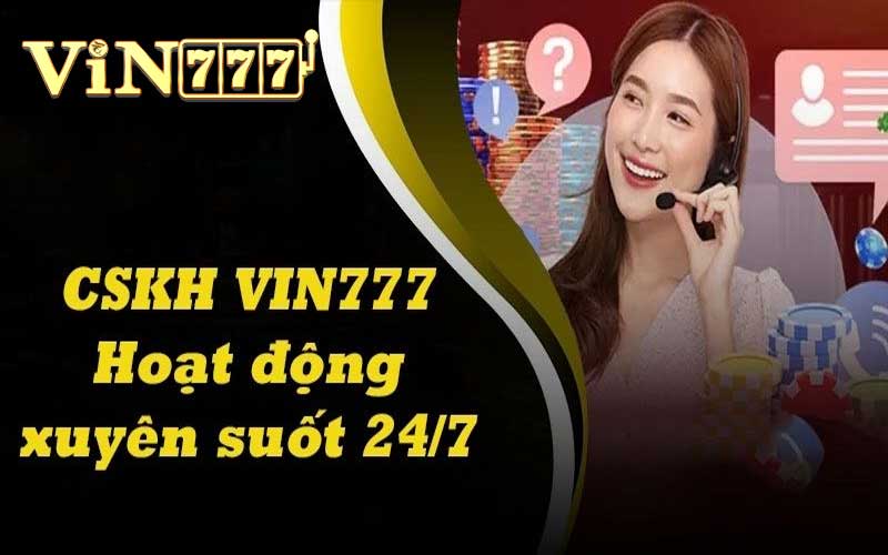 Giới Thiệu Vin777 – Nhà Cái Cá Cược Uy Tín Hàng Đầu Việt Nam chăm sóc khách hàng vin 777