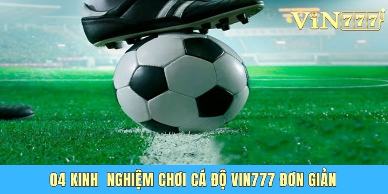 Kinh Nghiệm Chơi Cá Độ Vin 777 - Nhanh Thắng Và Tránh Lỗ 04 kinh nghiệm chơi cá độ Vin777 đơn giản